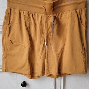 NWT Zyia Dark Khaki Canyon Shorts